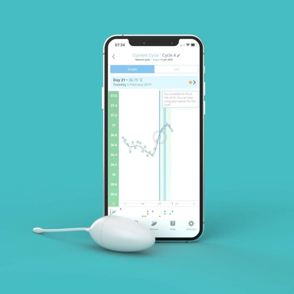 OvuSense vaginal sensor