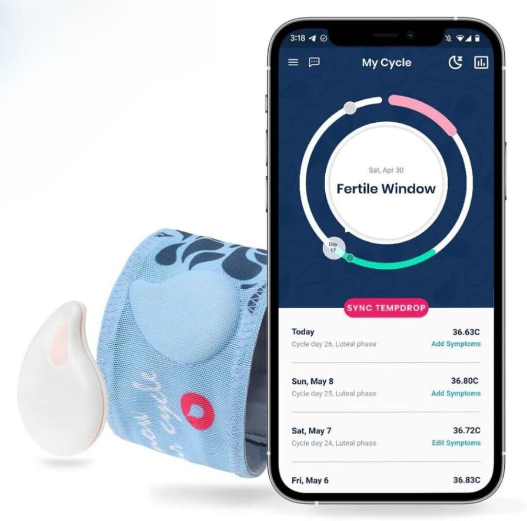 Tempdrop Basal body temperature/ Wearable sensor