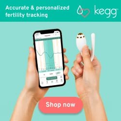 An advertisement for the kegg Fertility Tracker.