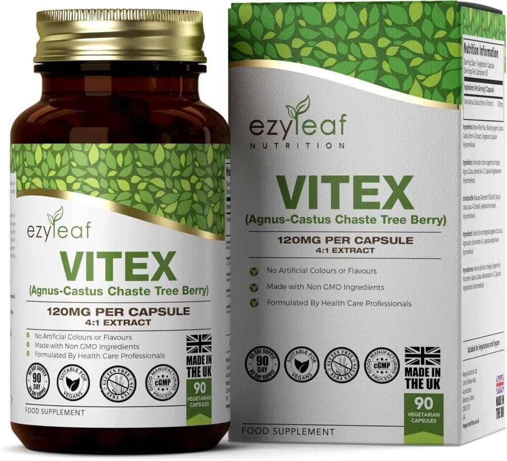 Ezyleaf Vitex Agnus Castus (Chasteberry) 120mg per